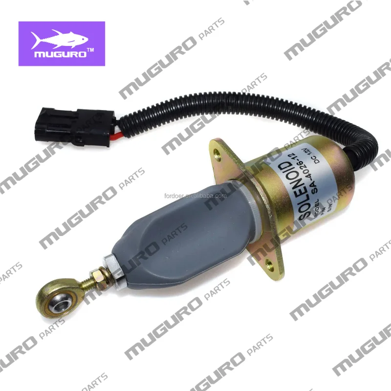 12V Fuel Stop Solenoid 3919422 3832211 for 6B 6BT 5.9L 8.3L Engine