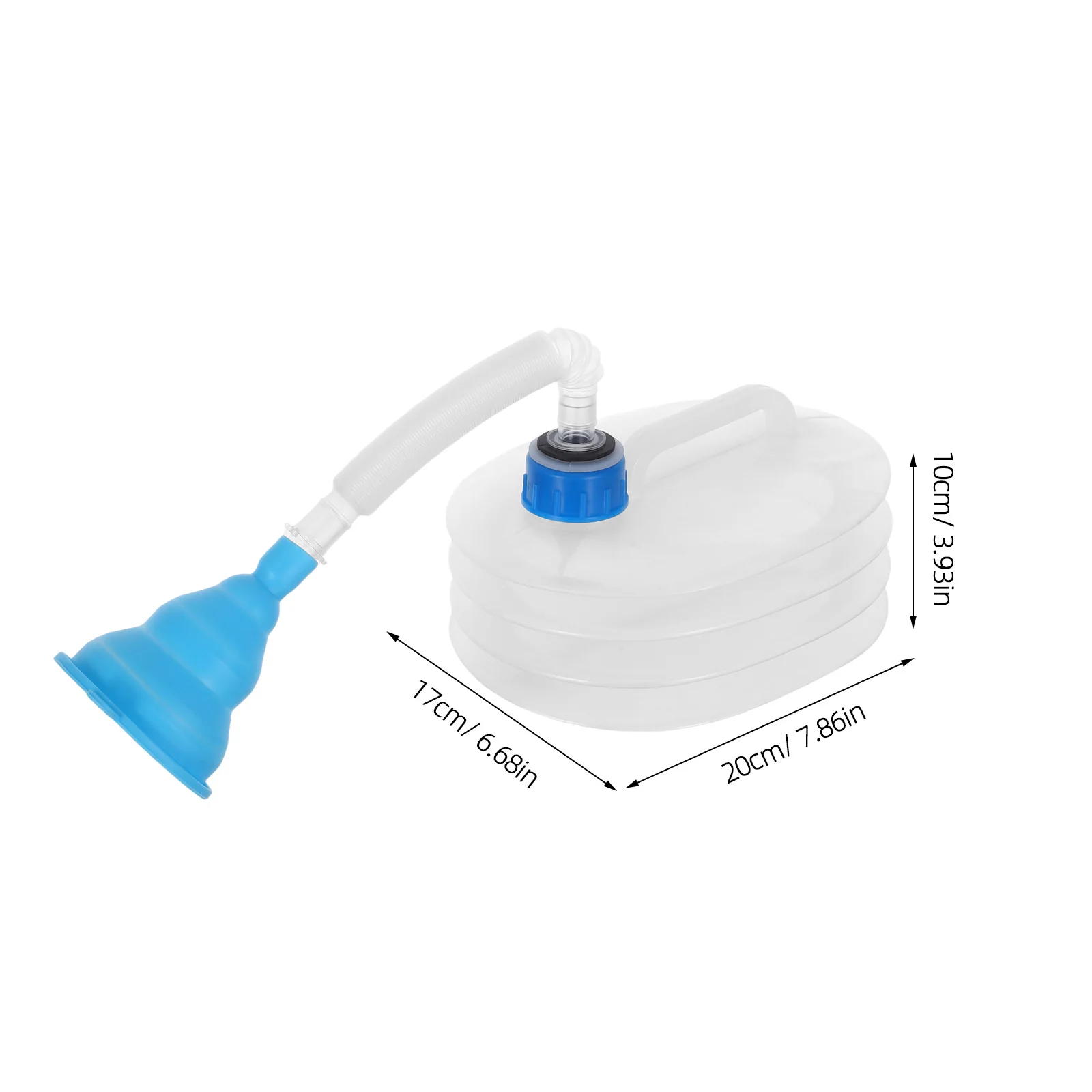1 مجموعة المحمولة سيارة المرحاض للجنسين مانعة للتسرب طوي السفر قعادة كوب قابلة لإعادة الاستخدام مبولة للتخييم رحلات الطريق الطوارئ في الهواء الطلق