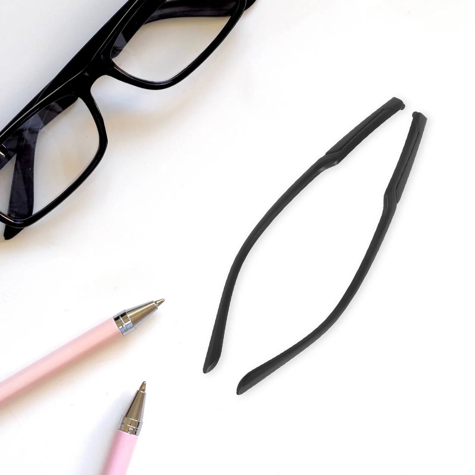 زوج واحد من معابد بديلة للنظارات العالمية مقاس 7 مم مادة Tr خفيفة الوزن ومتينة ومريحة مناسبة لنظارات القراءة الشمسية #6