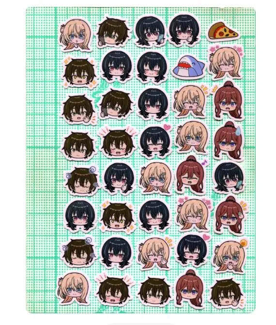 40pcs/pack I Made Friends with the Second Prettiest Girl in My Class 2-3cm waterproof diy sticker