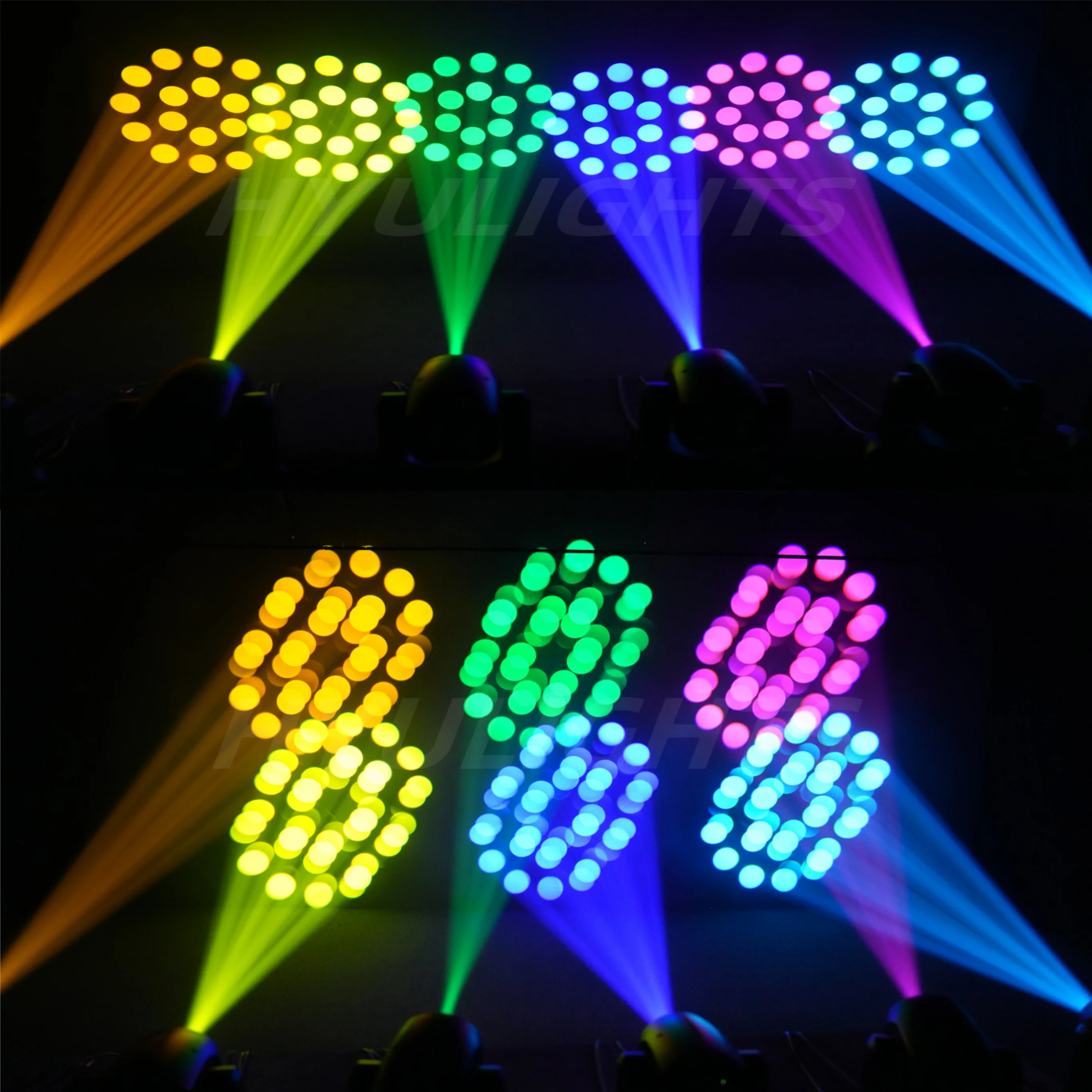 150W Mini 3in1Beam&3DSpot&Halo Effect LED Moving Head lights 8 colors& 8 gobos 18 rotating prisms DJ Wash DMX512 Stage Lights