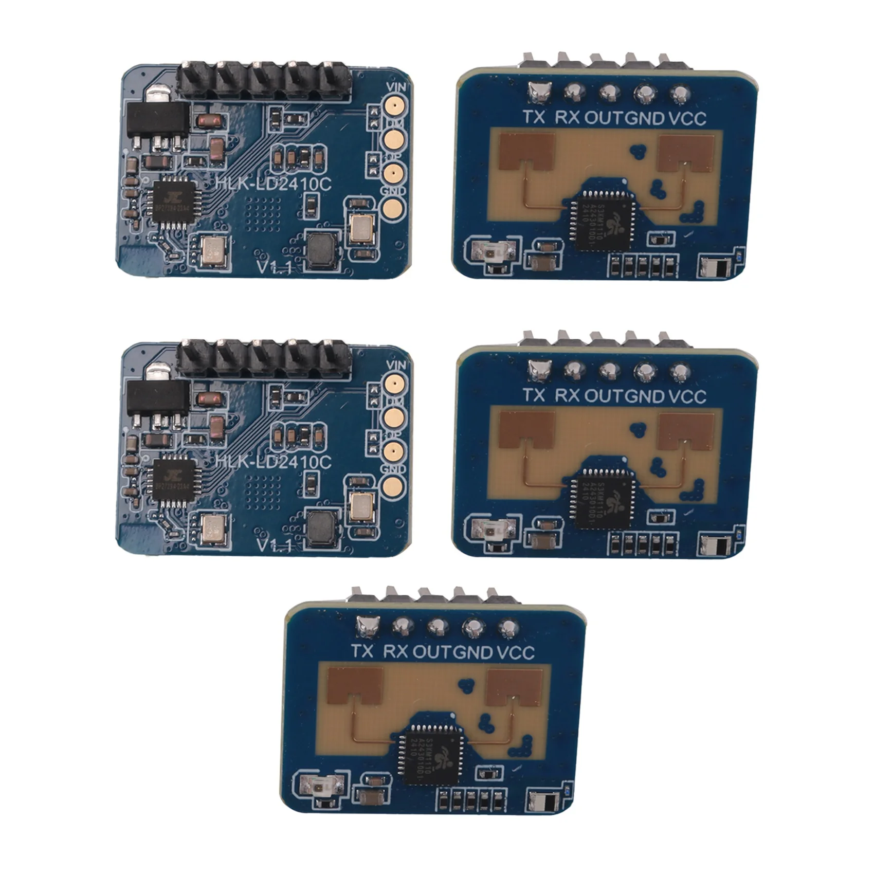 A40I 5 قطعة 24 جرام mmWave HLK-LD2410C وجود الإنسان رادار الاستشعار وحدة كشف الحركة #1