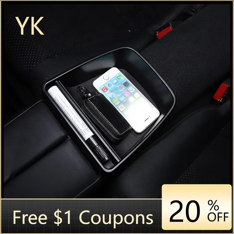 

Для Toyota 86 Subaru BRZ 2022-2025 ABS черный автомобильный подлокотник, задний ящик для хранения, лоток для хранения, внутренние автомобильные аксессуары