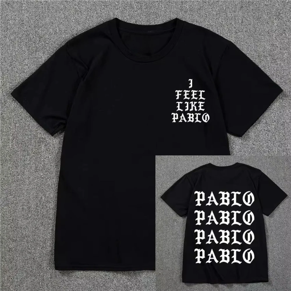 Kanye West Pablo T Shirt Women I Feel Like Paul Print T-shirt Tee Season Sporty T-Shirt Hip Hop Social Club Rapper Tee Top 2026