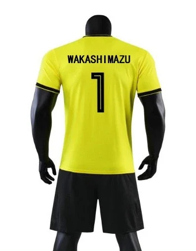 Meiwa Team Goalkeeper Uniform Short Sleeve Suit Dongbao Youth High Quality Clothing