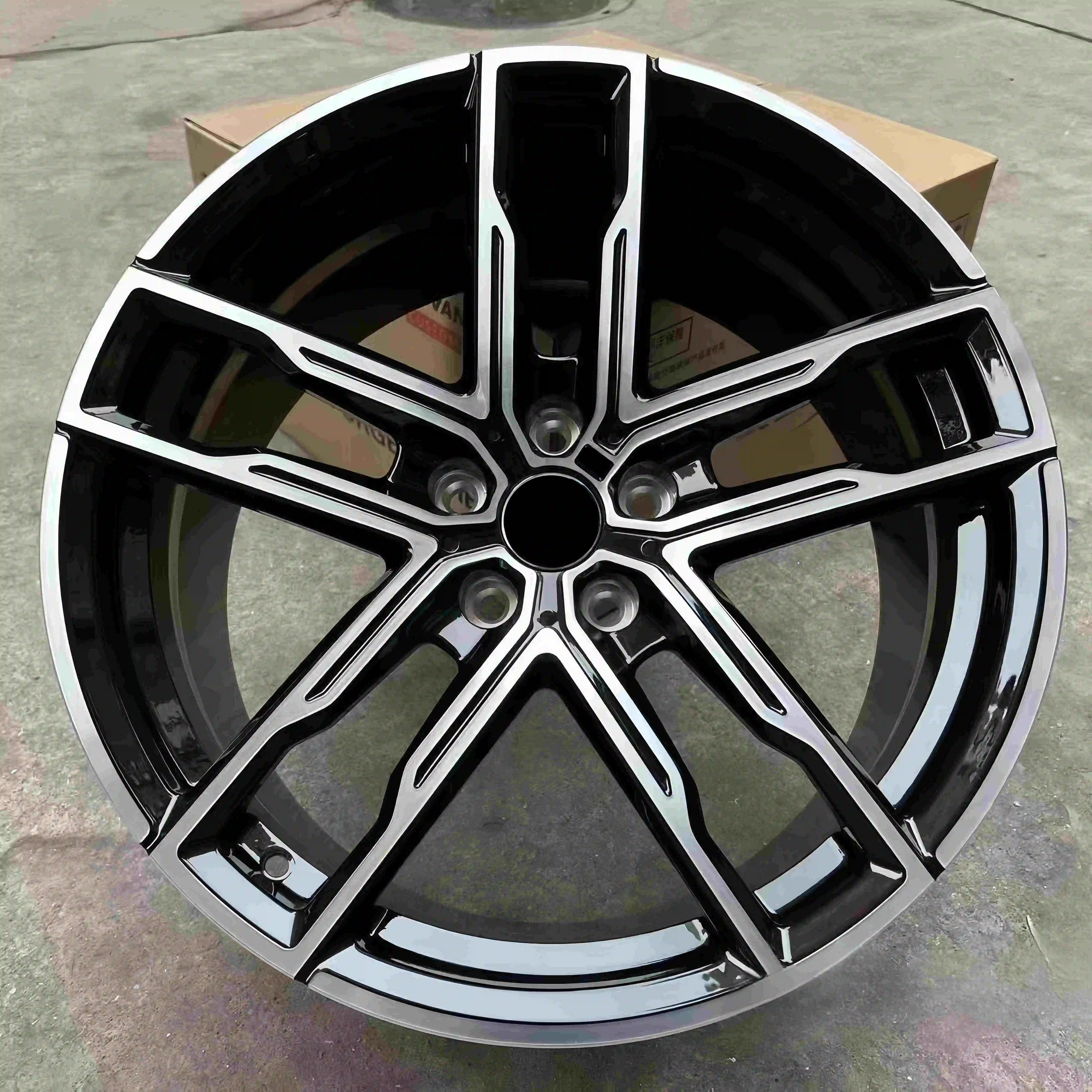 For BMW M3 G80 M4 G82 M2 G87 F87 KW Forged 5x120 5x112 in STOCK Wheels 19 20 Inch Rims Gunmetal Machine  Alloy  Car Wheels