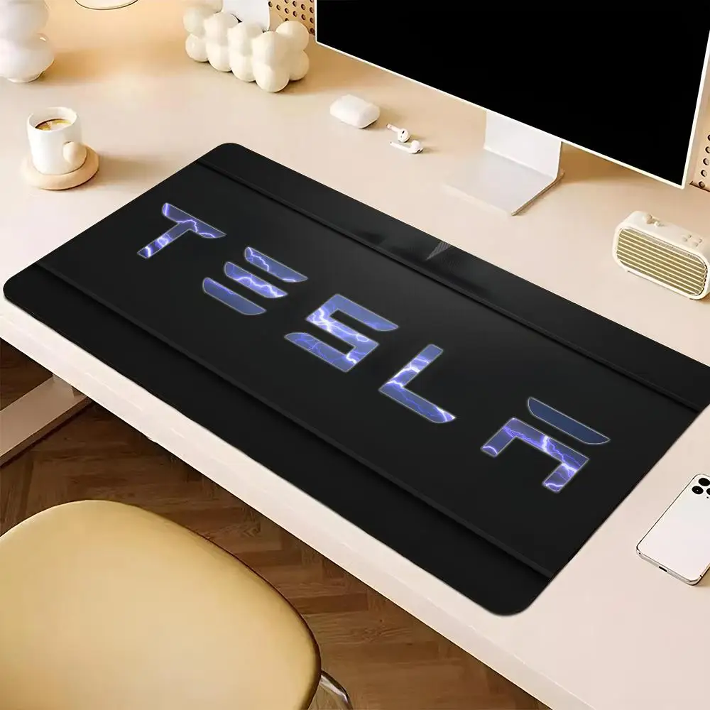 

T-teslaS Mouse Pad teclado car XXL Mouse Pad Large Computer Laptop Non-slip Keyboard Desk Mat Mousepad