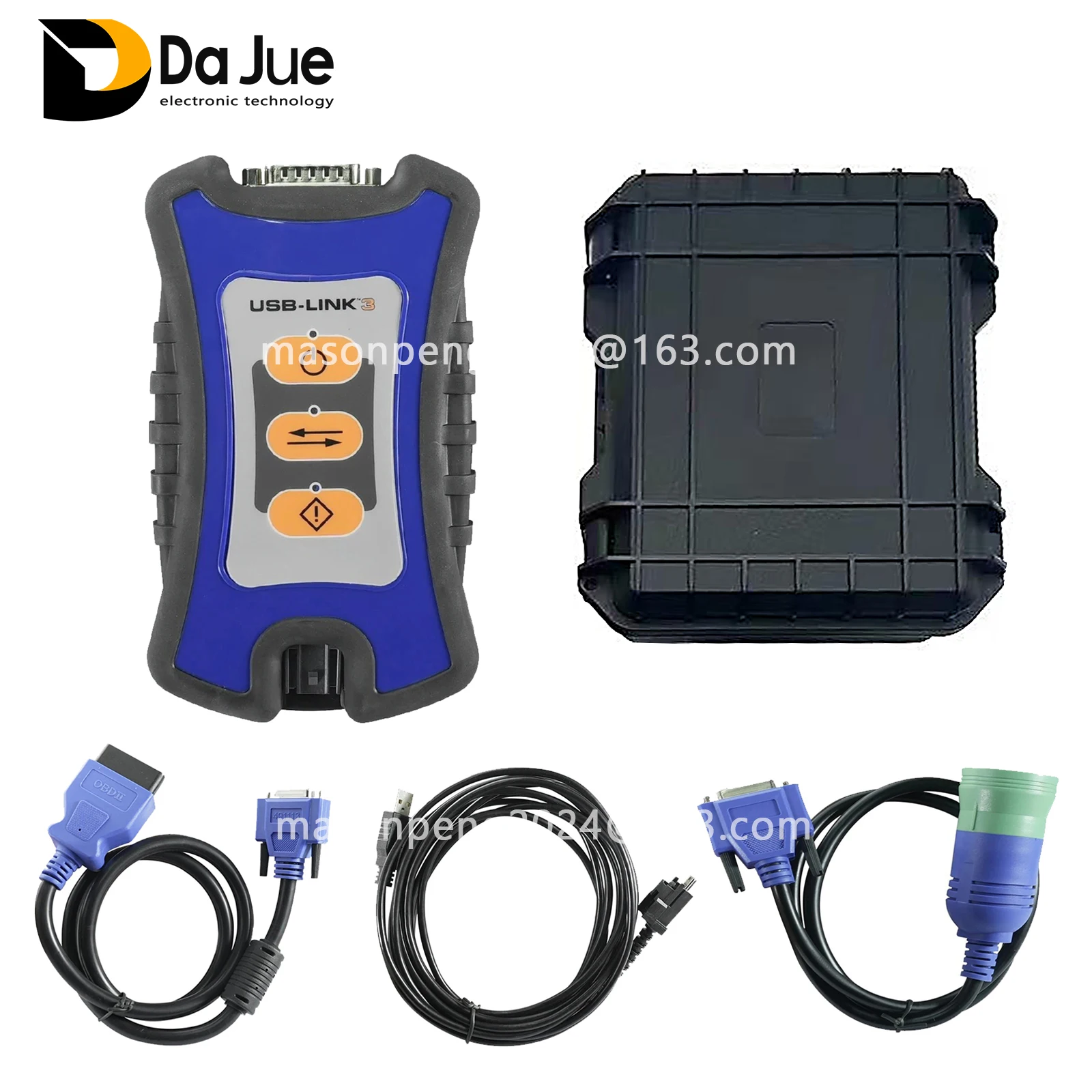 

High Quality For Nexiq3 121054 Usb Link3 Diagnostic Tool Data Link Adapter For Universal Truck Excavator Detroit Diesel Engine