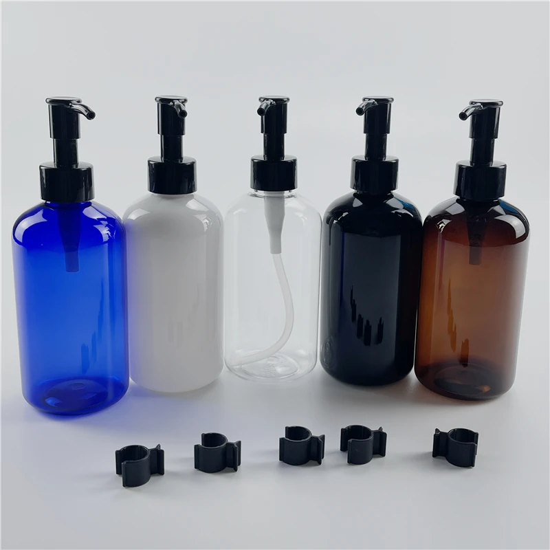 

BEAUTY MISSION 250ML X 24 Empty Makeup Remover Container Cleansing Oil Pressure Pump Bottle Skin Care Oil Plastic Packing Bottle