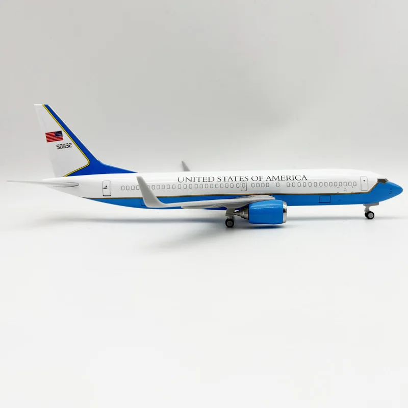 1:240 Scale Toy airplane B737 United States Air Force One Airways 30cm Resin Die-Casting Model Plane Kit With Wheels Collected