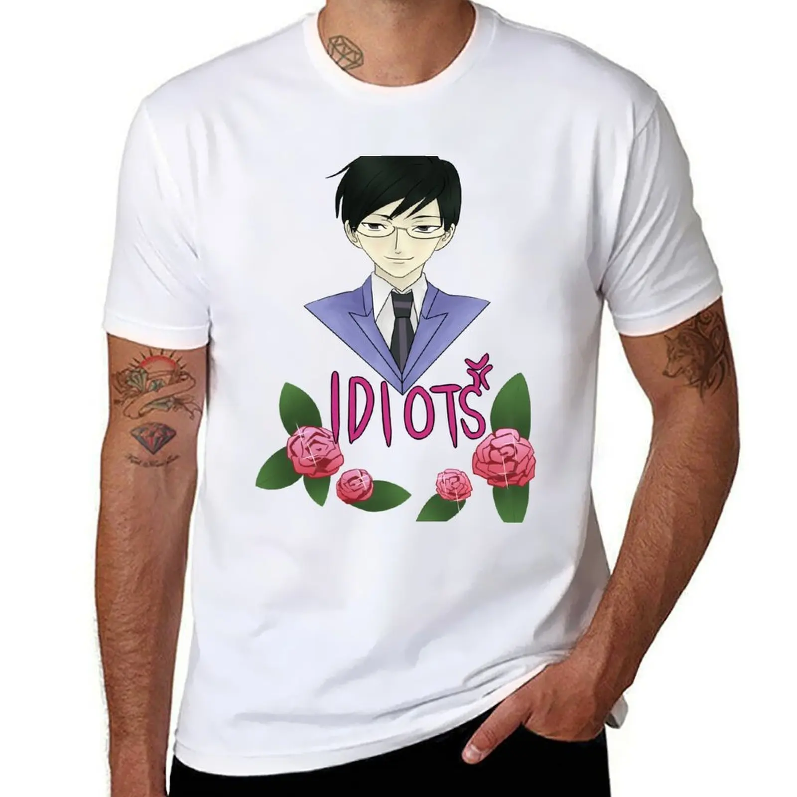 

Kyoya Ootori T-Shirt t shirt man casual t shirts for man graphic vintage T-Shirt