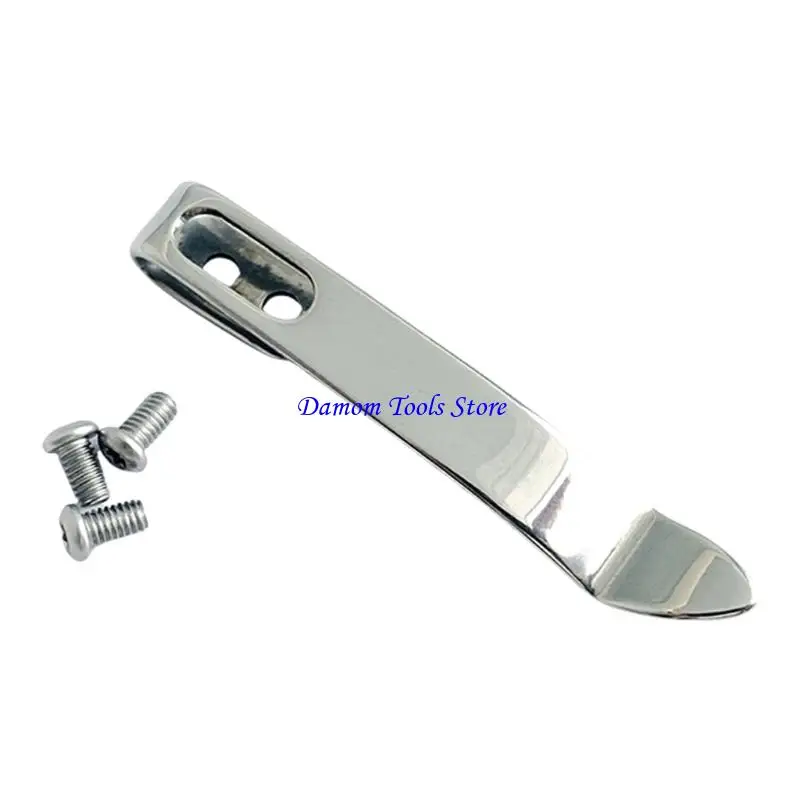 57BE Rustproof 420 Grade Metal Pockets Clip Cutter Clip Accessories For Secure Cutter Mounting And Convenient Everyday Carry