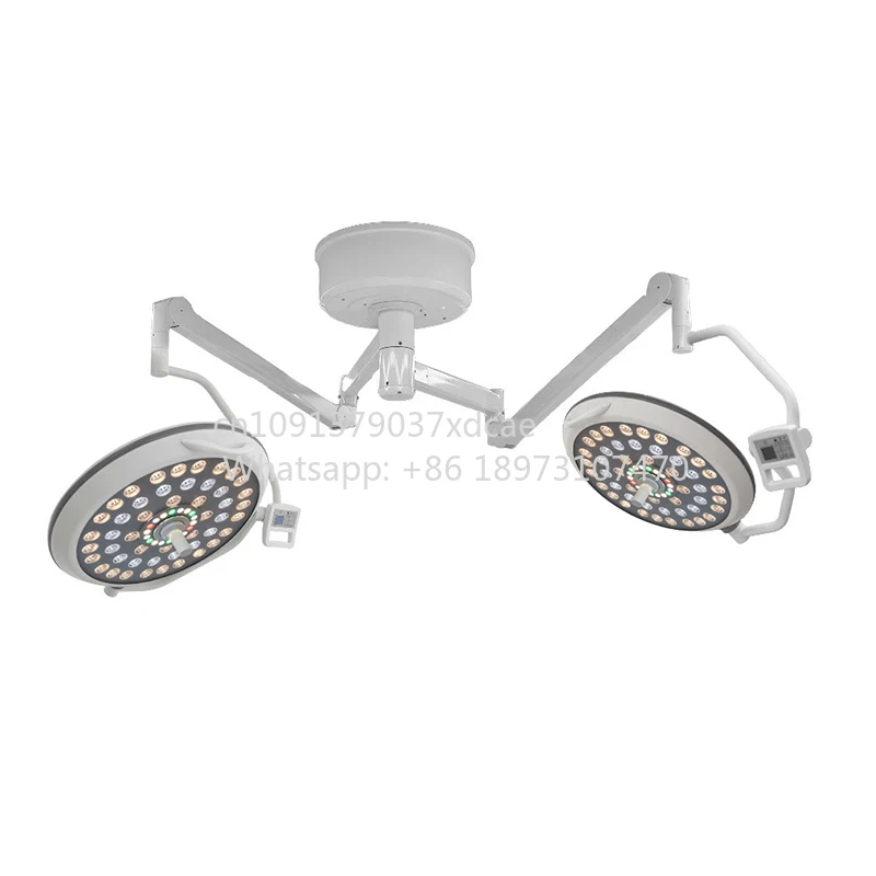 Factory Wholesale Operating Room Lamp . Surgery Led OT Ceiling Surgical Operating Light 2 Heads Shadowless Light