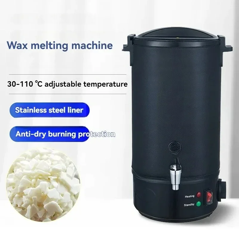 

Stainless Steel Wax Melter for Candle Making Repair, Electric Wax Melting Pot, 9-Level Temperature Control, 220V 110V 6/8/10L