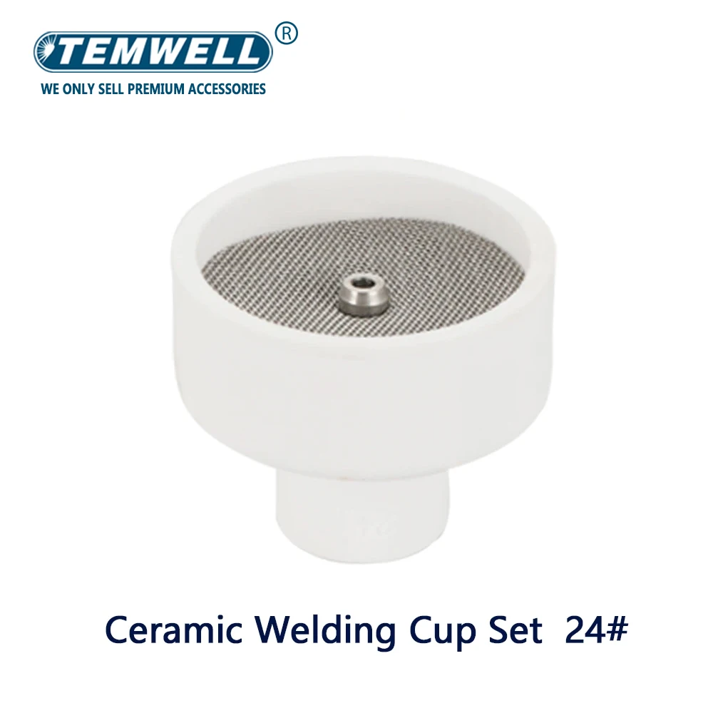 

2Pcs 24#White Ceramic Nozzle Alumina Cup For WP9/20/17/18/26 Tig Welding Torch #/24 Ceramic White TIG Welding Cup