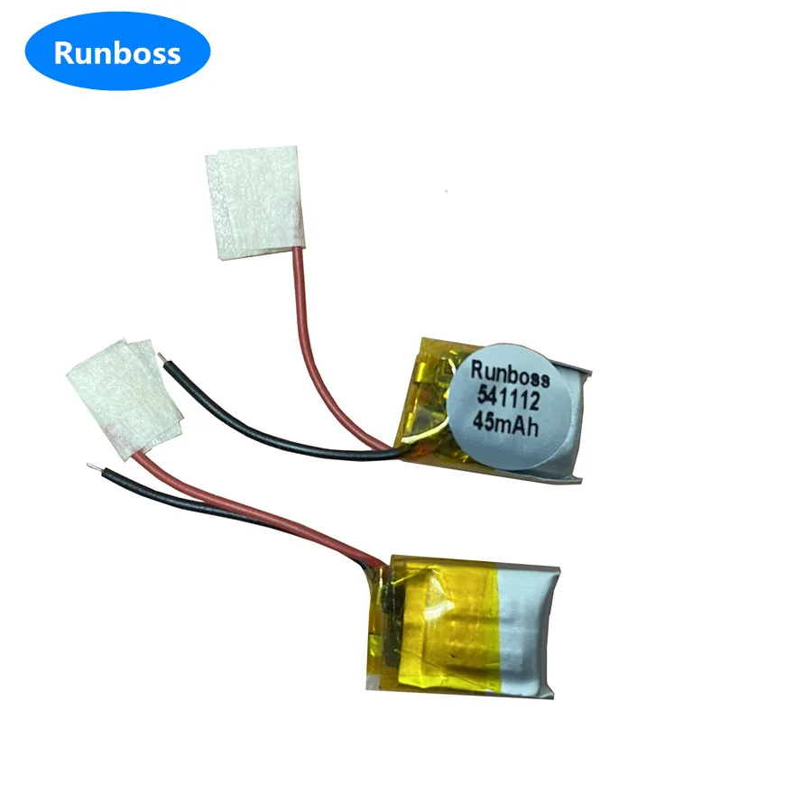 2 szt. 45 mAh 541112   Bateria litowo-polimerowa do słuchawek Xiaomi Redmi AirDots 3, aparaty słuchowe, lampka indukcyjna, zestaw słuchawkowy