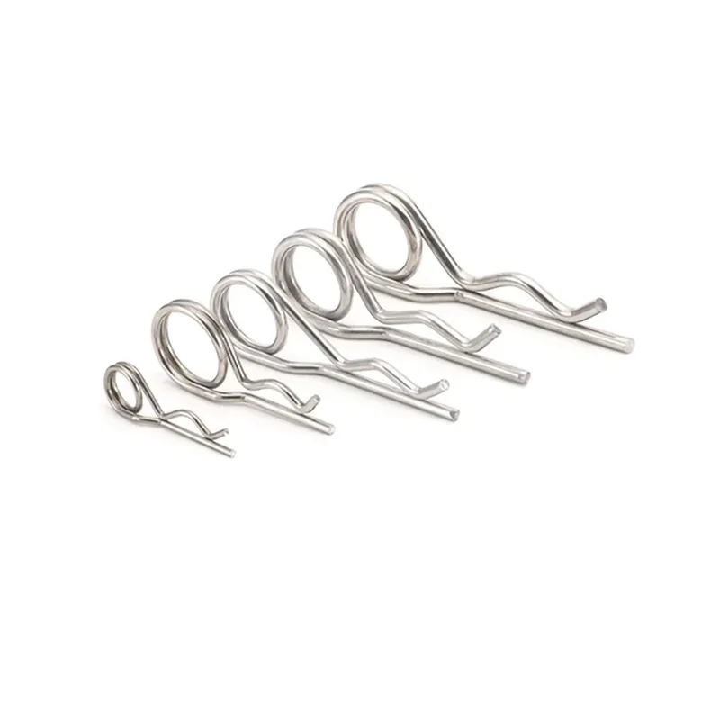 Self Locking 304 Stainless Coil Pin for Automatic Alignment and Hole Tolerance Compensation Wave Spring Pin