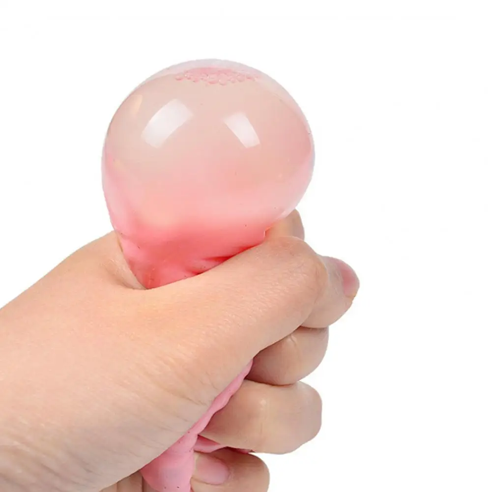 Brain-shaped Stress Relief Toys Brain Shaped Squeeze Toy Stress Reliever Sticky Fidget Ball for Kids Novelty Party Favors