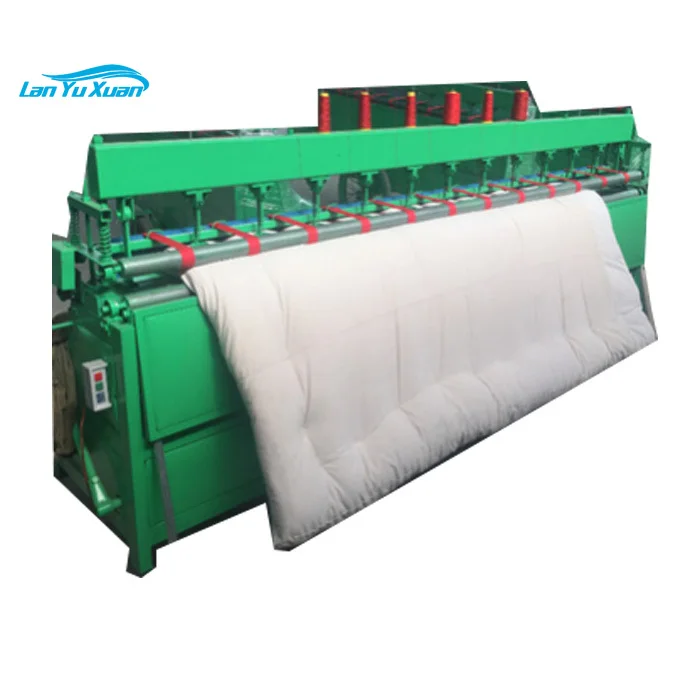 Customized Leather Curtain Linear sewing Machine 8 needles mattresses duvet quilting machine Cotton quilt making machine