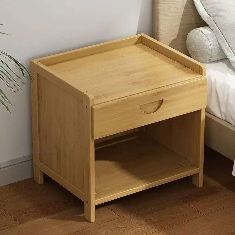 Firm Small bedside table Home bedroom Simple modern multi-functional shelf Ornament simple storage shelf
