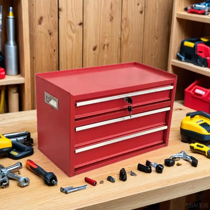 Portable Folding Hardware Toolbox Multifunctional Household Large Storage Box Electrician Maintenance Desktop File Cabinet
