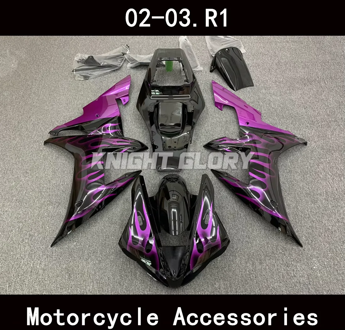 

Suitable for YZF-R1 YZF R1 2002 2003 Motorcycle Shell Fairing Spoiler Bodywork Set Injection Molding RN09
