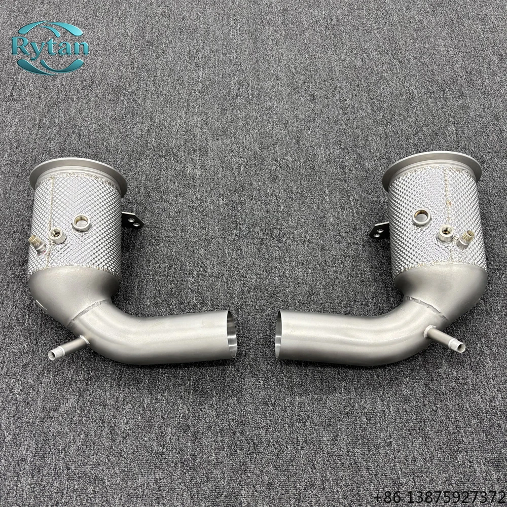 

Выхлопная система Rytan Performance из нержавеющей стали 304 с прямым патрубком Valvetronic и даунпайпом для 992