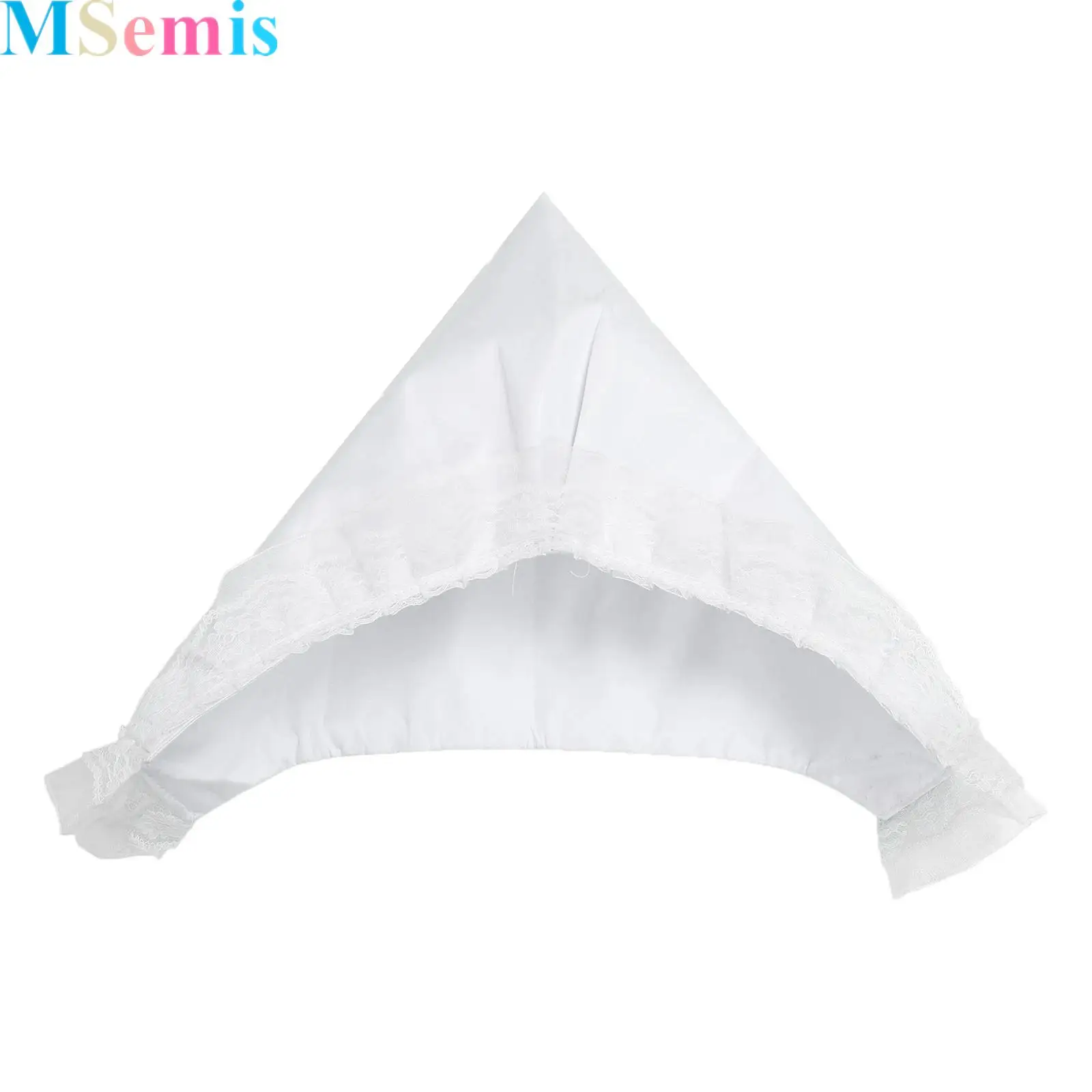 قبعة على الطراز الريفي للبالغين والأطفال، قبعة رائعة من الدانتيل على الحدود، إكسسوار زي لأداء التصوير الفوتوغرافي للحفلات #1