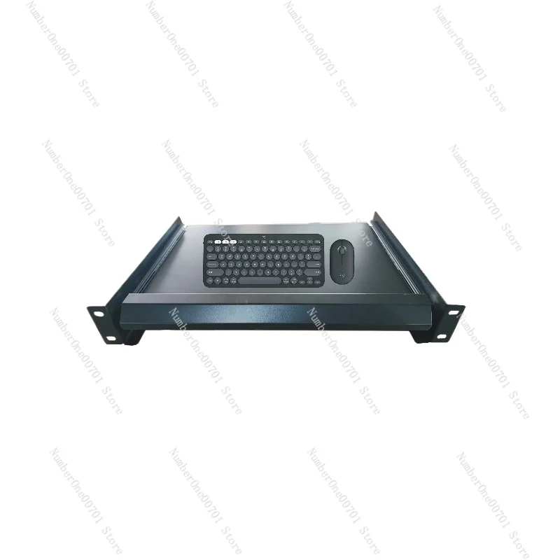 19-Inch Universal Rack Mount Keyboard Tray, Heavy Duty Slides for Server & Switch Cabinet