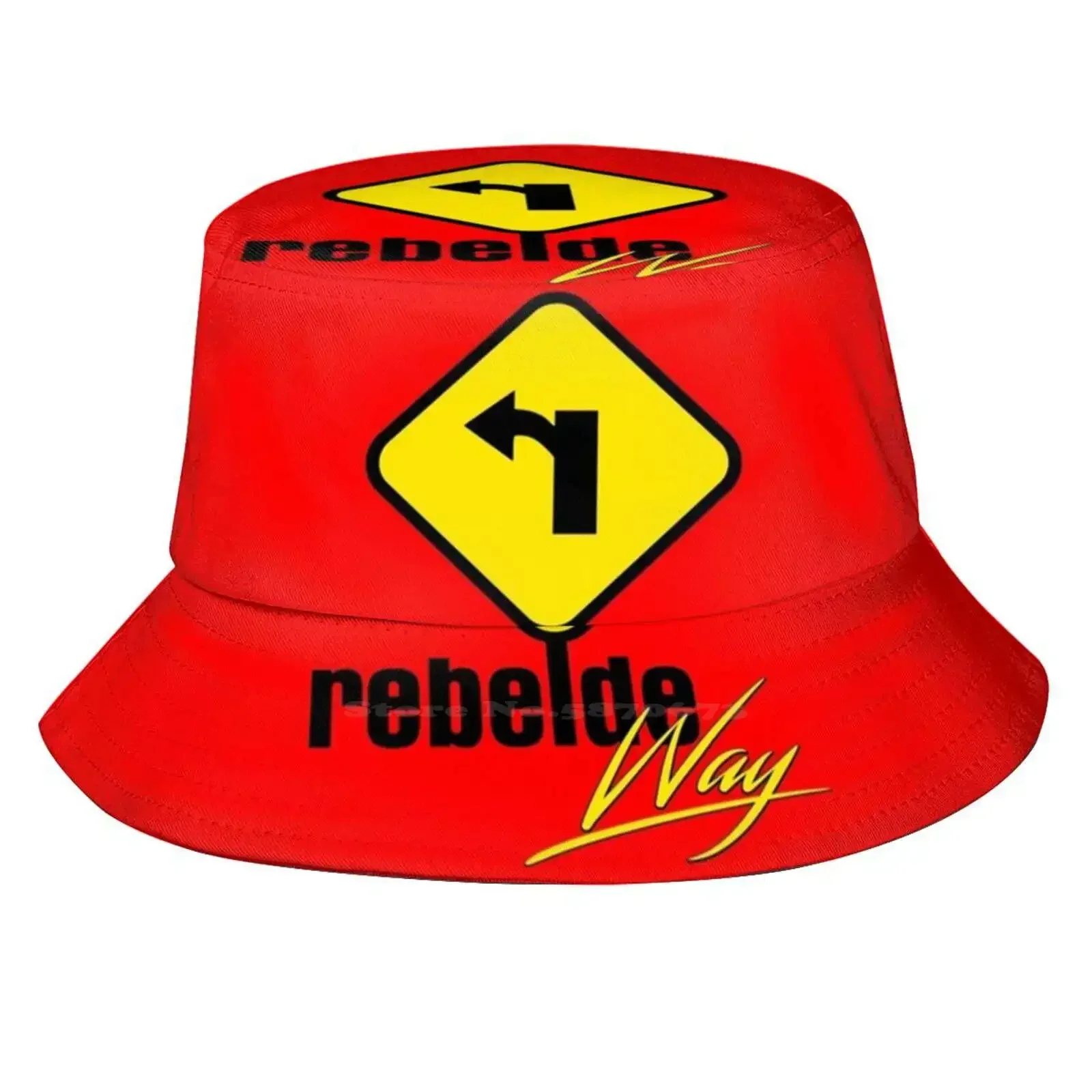 Rebel Way Unisex Fashion Women Men Breathable Bucket Hats Rebel Elite Argentina Argentinian Cris Brunette Erreway Music Group