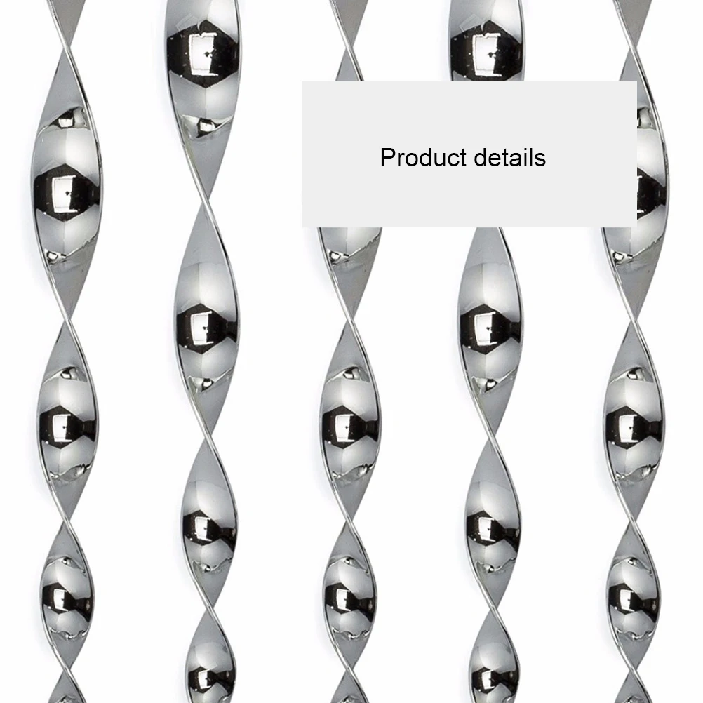 

12pcs Spiral Reflective Silver Bird Repellent Rods Wind Twisting Scare Balcony Roof Garden Courtyard chard Park Durability