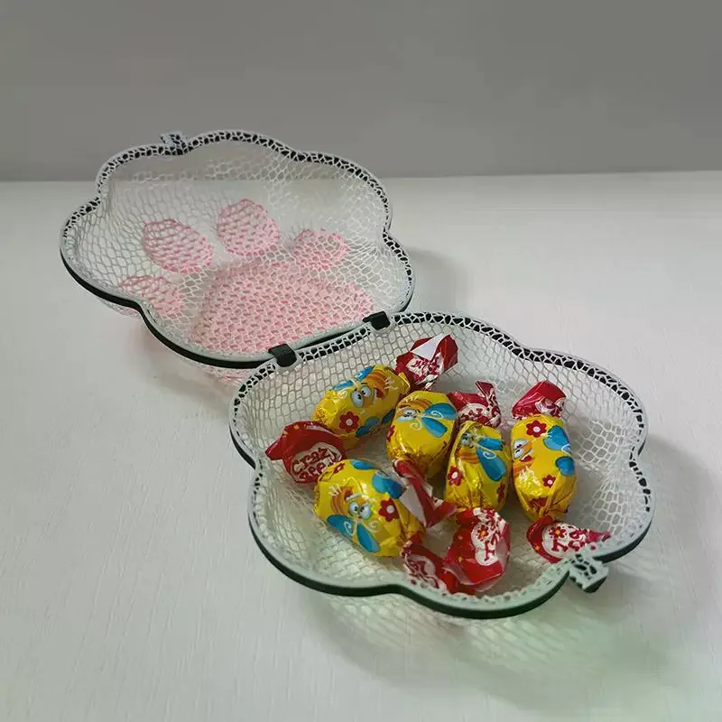 Animal Cute Shaped Mesh Storage Bag With Hanging And Breathable Design Perfect For Storing Small Toys Hair Clips