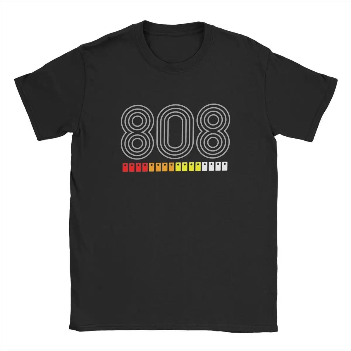 Men\'s T-Shirts 808 Classic Music Humor Pure Cotton Tee Shirt Short Sleeve hip hop Electronic Dance T Shirts O Neck Tops Summer