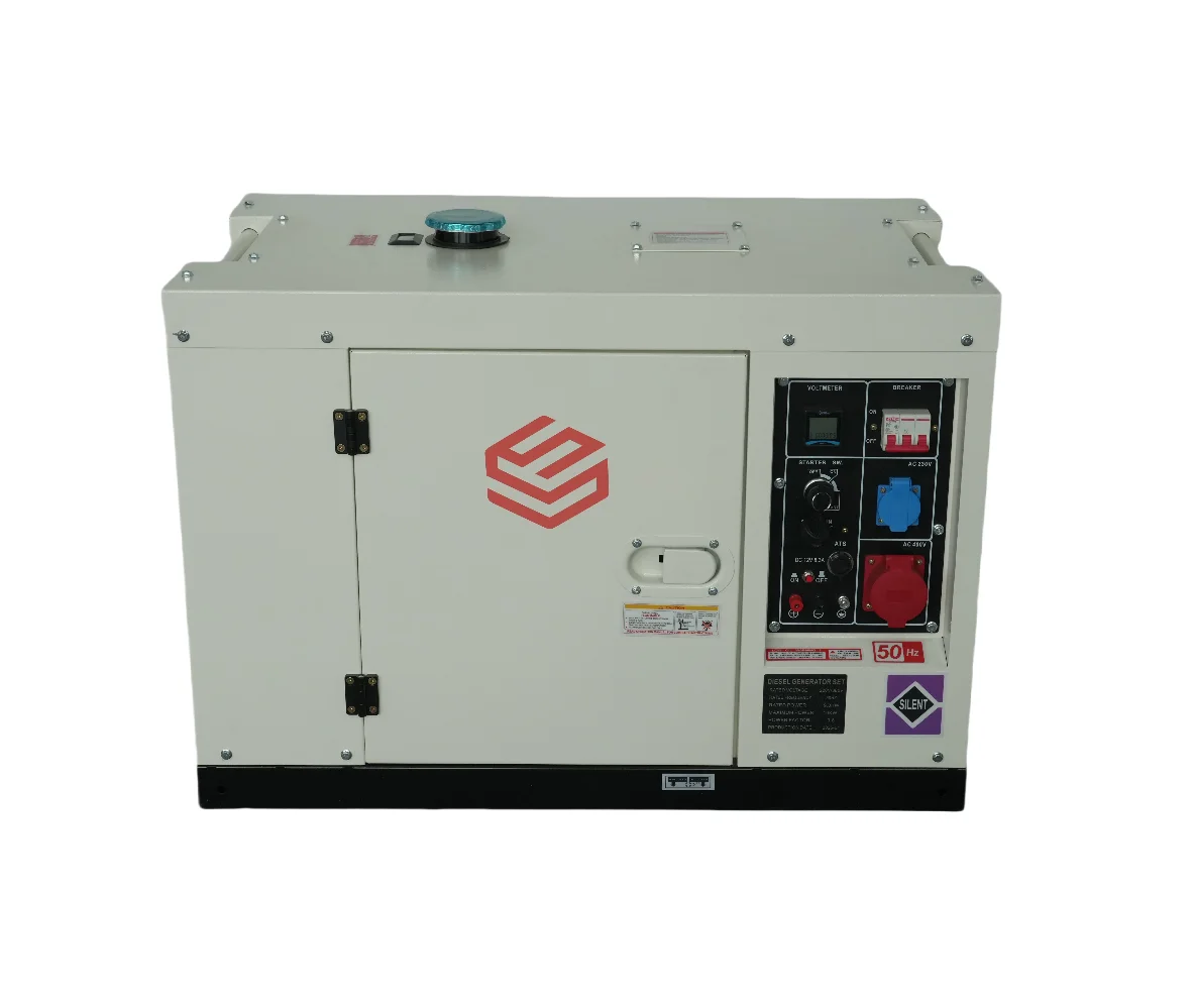 China 6kw Silent Diesel Generators Portable Electric Start Generator Air Cooled 7.5 Kva Diesel Generators For Backup Power