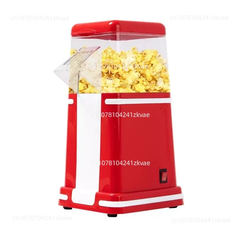 Retro Coca-Cola Style Popcorn Maker Machine - Home Theater Snack Maker for Family Movie Night, Kids Gift Idea