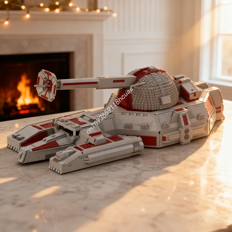 

6956 шт. MOC RX Falchion класс штурмовой танк UCS Звезда Модель Строительные игрушечные блоки DIY творческая идея Рождественские подарки Кирпич День рождения