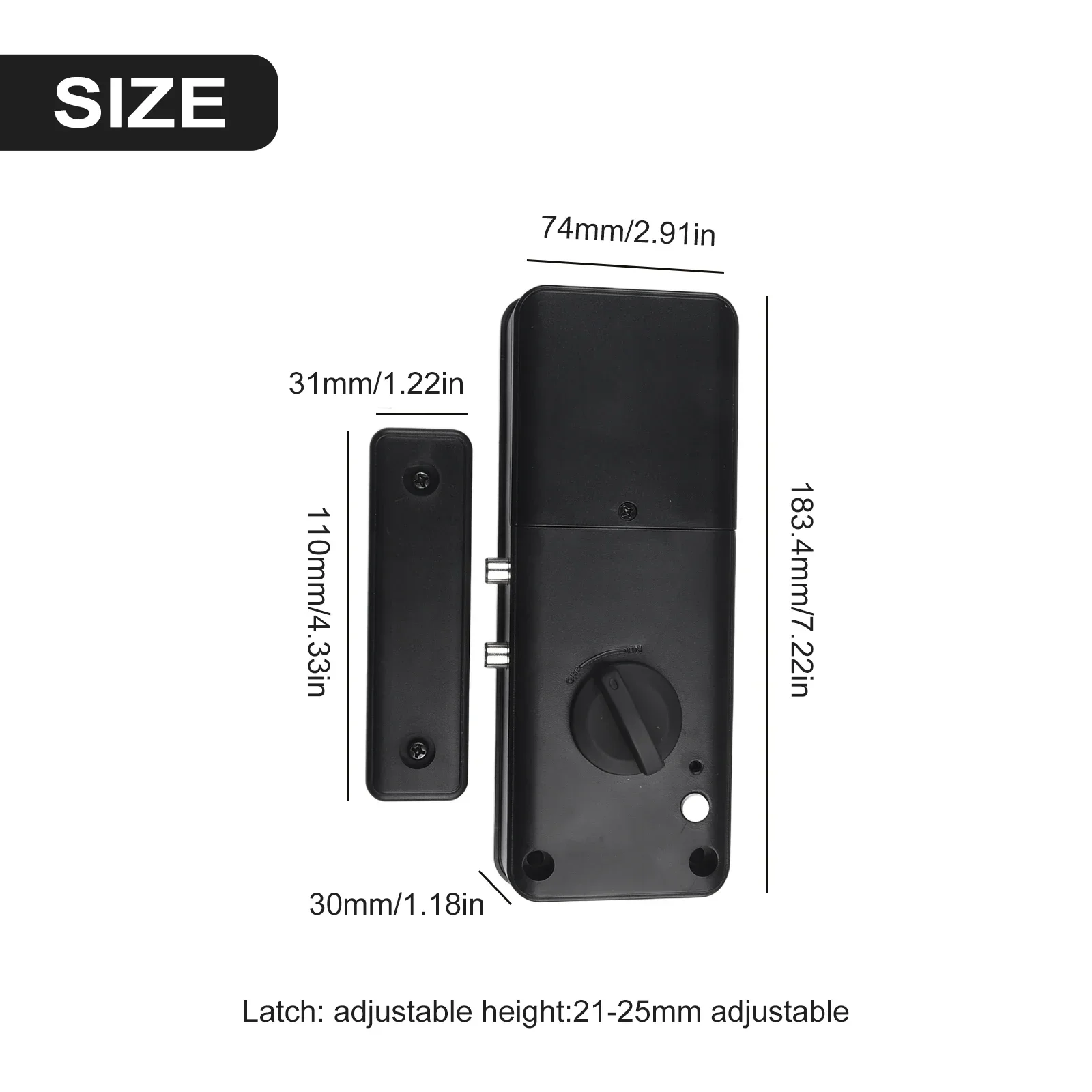 Cerradura inteligente sin llave para puerta, dispositivo de cierre Invisible con tarjeta IC/NFC, bloqueo electrónico RFID, antirrobo para interiores