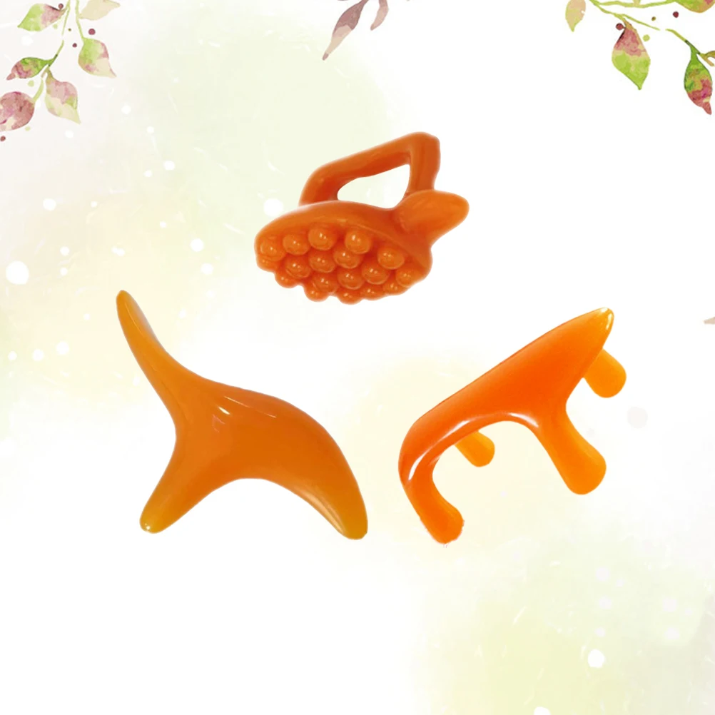 

3 Pcs Massage Scraping Board Guasha Tool Scalp Massager The Face Muscle Scraper Tools