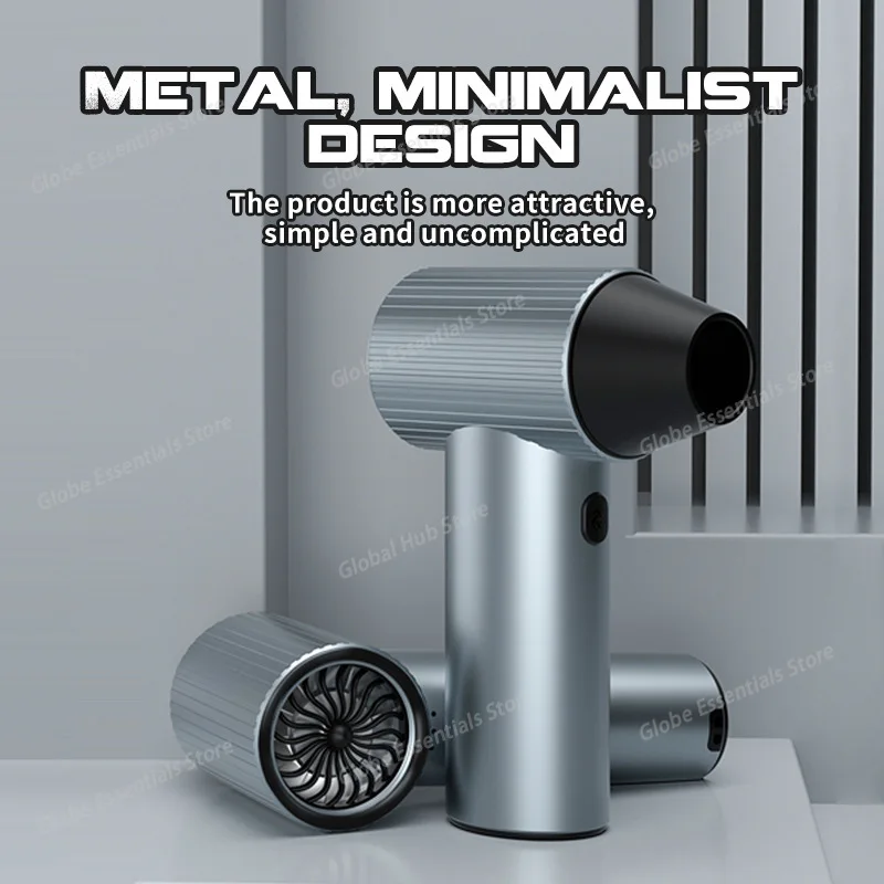 English X7 Violent Fan Turbine Outdoor Handheld Metal Fan Brushless High-speed Pressurized Hair Dryer