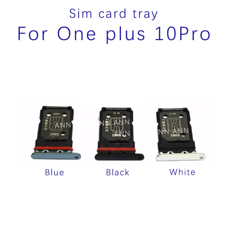 

Dual Sim Card Tray For Oneplus 10 Pro Sim Card Slot SD Card Reader Adapter Reapir Parts