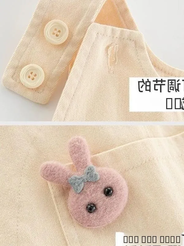 Salopette en coton pour filles mignonnes, pantalon long, printemps automne, vêtements pour bébés, 2-3 ans, tenue élégante pour enfants, style chinois