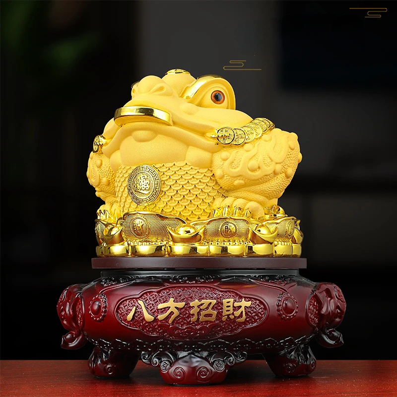 

Fengshui Wealth Zhaocai Jinchan Decoration Shop Opening Gift Jinchan Toad Crafts Gift Home Accessories