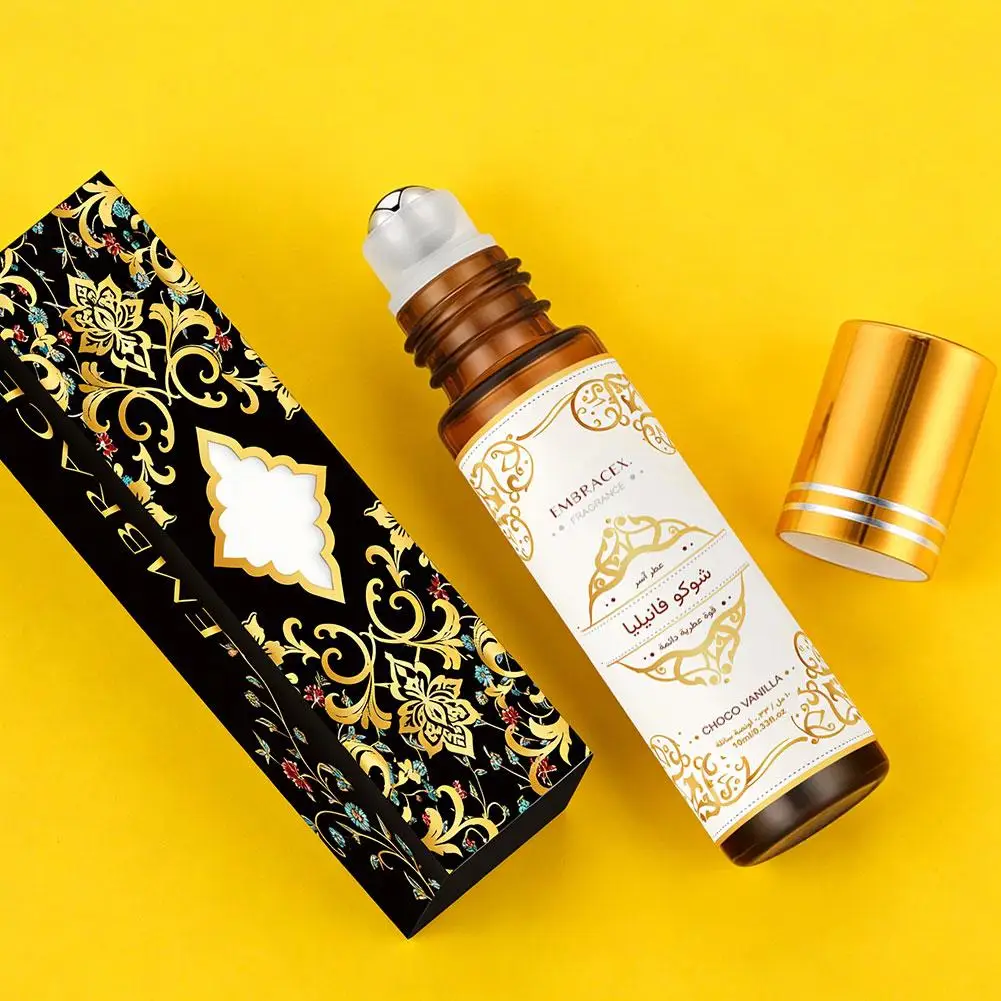

High-quality Arabian Choco Vanilla Roll-On Fragrance Essential Oil,10ml Alcohol-Free Long Lasting Dating Fragrance for Women&Men