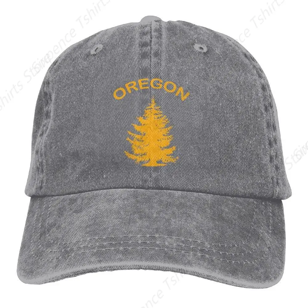 Oregon Douglas Pine Tree Unisex Adult Baseball Hat Sports Outdoor Cowboy Cap for Men and Women