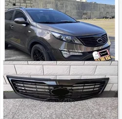 for Kia Sportage 2011-2014 for Sportage R high quality chrome front grille Refit trim around grills Racing trim Grille frame