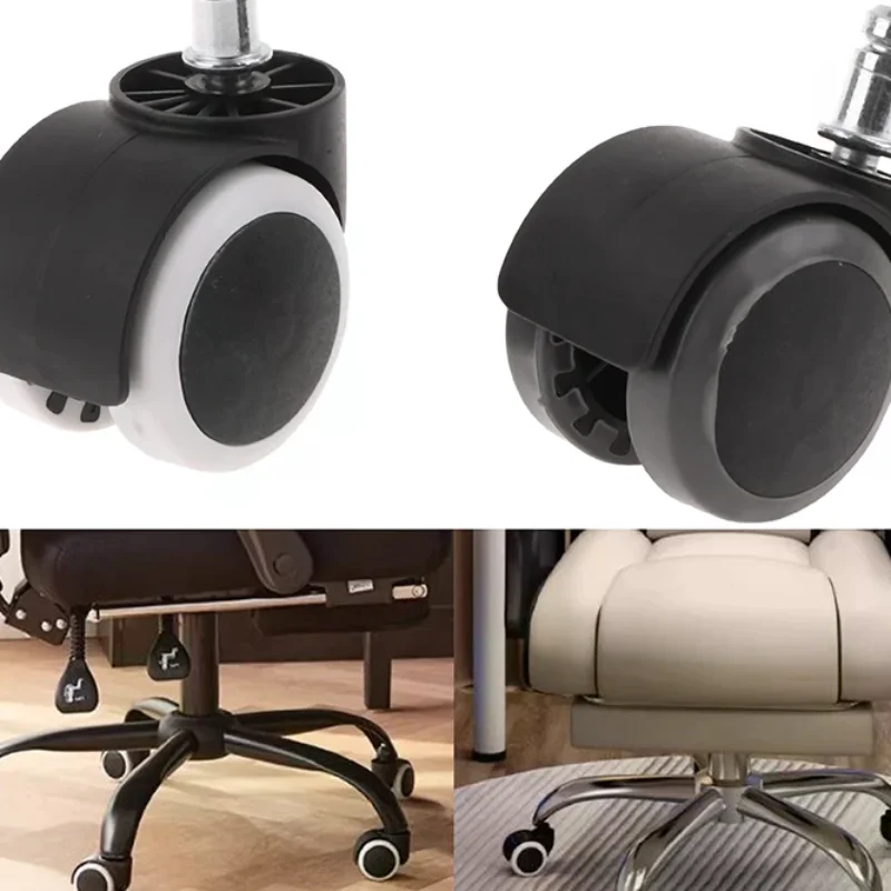 Ruedas Giratorias Universales de 2 Pulgadas, Repuesto para Sillas de Juego, Sillas de Oficina, Ruedas para Muebles, Herrajes