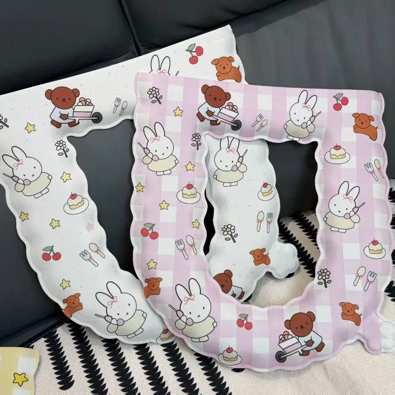 New Kawaii Miffy Toilet Cushion Thickened Cute Cushion Toilet Cartoon Four Seasons Universal Non Washable Wipable Waterproof