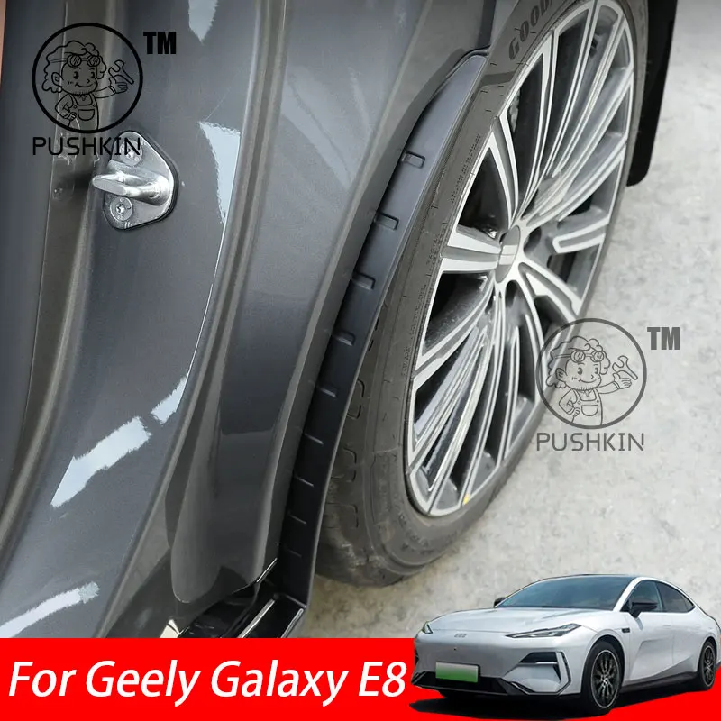 

For Geely Galaxy E8 2025 Car Mud Guards Rear Wheel Fender Antifreeze Mudguard Mudflaps Antifreeze Accessories