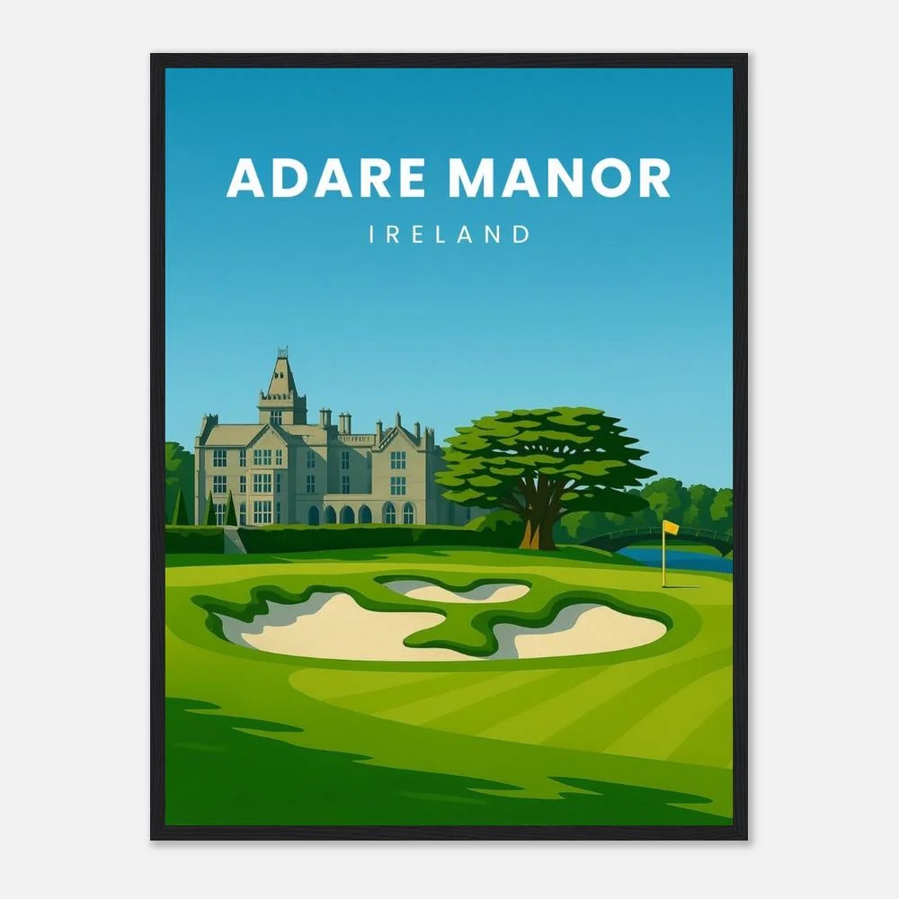 Modern Art Retro Images, Adele Estate Prints, Golf Course Landscape Posters, Home Decor Canvas Paintings