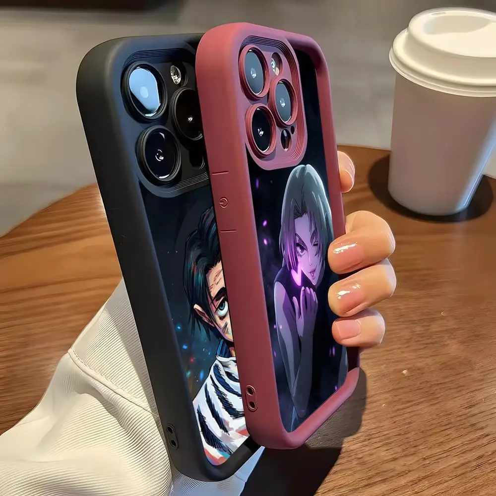 J-Jujutsu K-Kaisen Anime Handyhülle Kompatibel mit TY iPhone 17, 16, 15, 14, 13, 12, 11 Pro Plus Air und Anderen